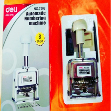 

Automatic Numbering Machine / Stempel 8 digit Deli E7508