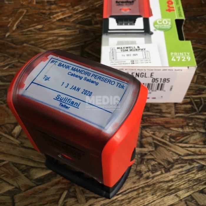 

Trodat Printy Dater 4729 49x29mm 1 warna