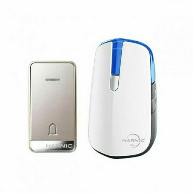

TERSEDIA BEL PINTU LISTRIK HARNIC HELES D072 GK KINETIK WIRELESS DOOR BELL