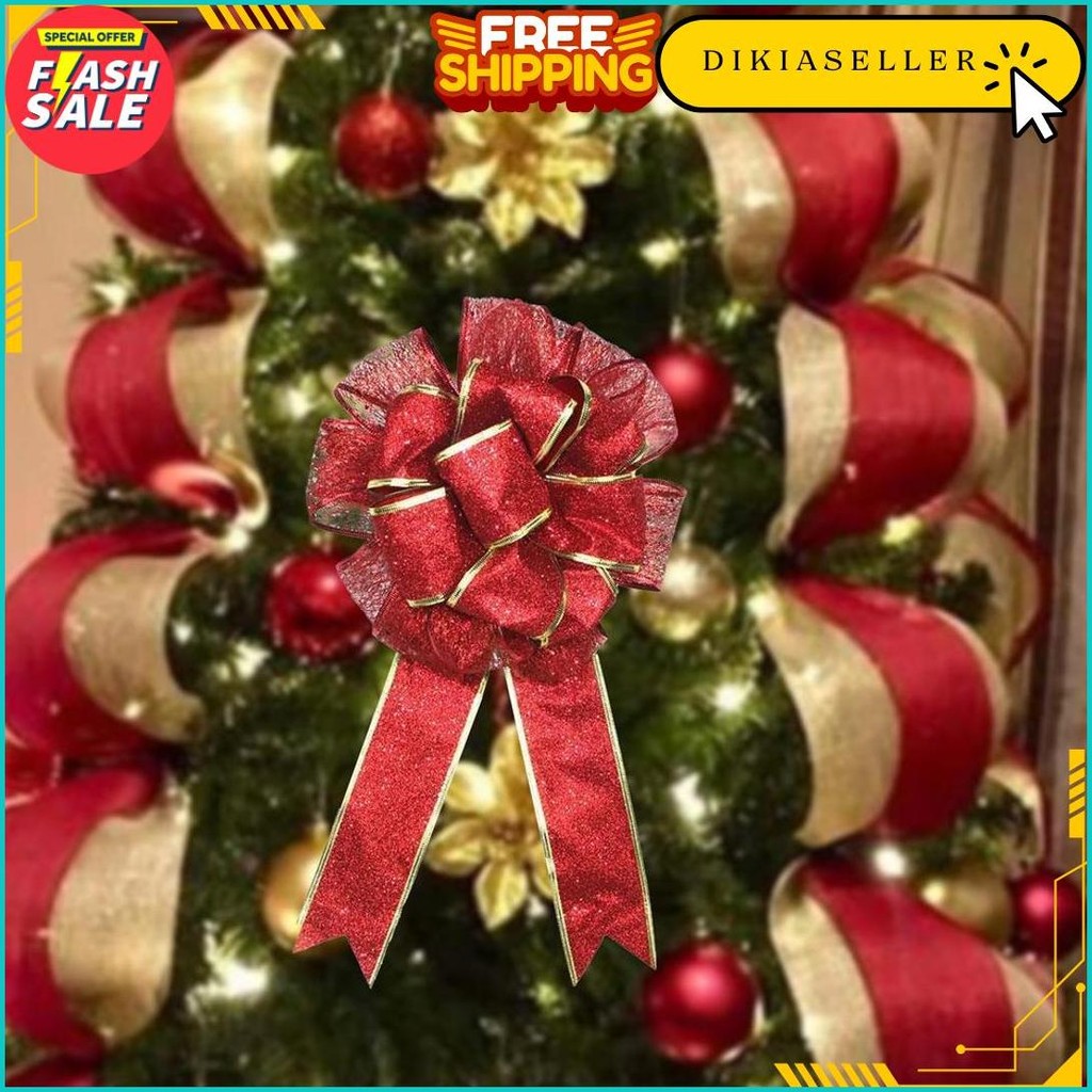 

Pita Natal Gliter Kawat Roll Hiasan Ornamen Dekorasi Parcel Jaring Lebar 6,3 Cm Panjang 5 Meter Termurah Banget