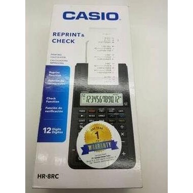 

TERSEDIA KALKULATOR CASIO HR 8RC PRINTING / PRINT CALCULATOR HR8RC