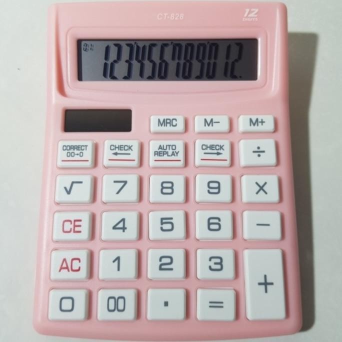

TERSEDIA CALCULATOR 12 DIGIT CT828 CHECK & CORRECT - KALKULATOR MEJA CT 828