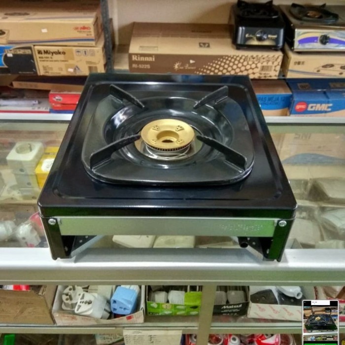 Miyako KG 101c /11c kompor gas 1 tungku+regulator &selang winn gas