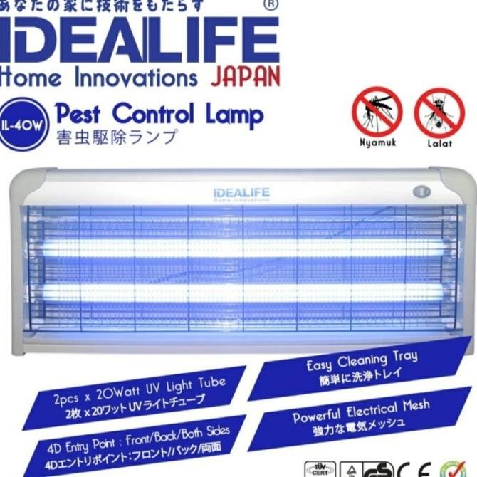 

TERSEDIA IDEALIFE IL-40W ORI LAMPU UV PERANGKAP PENGUSIR NYAMUK SERANGGA LALAT