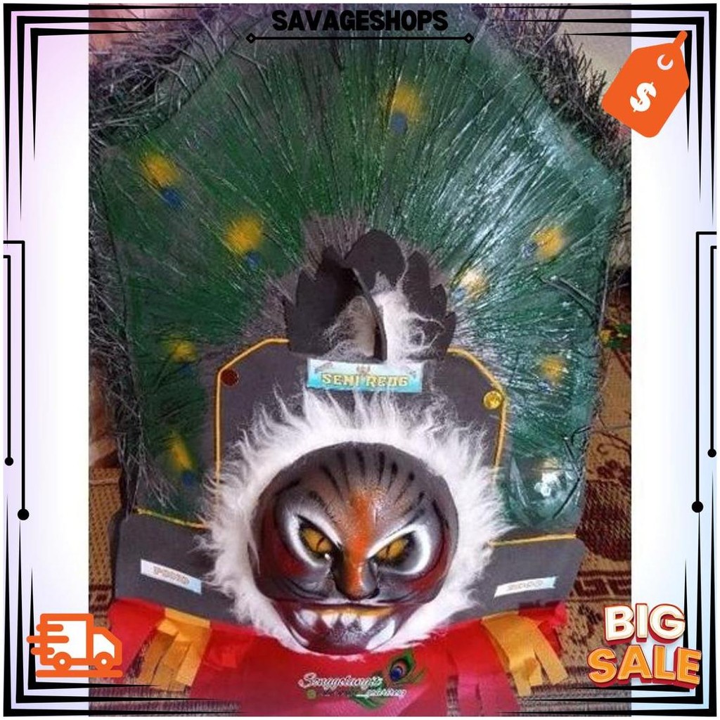 Nindiamelvida "Topeng Reog Ponorogo Asli: Reog Mini Anak Dari Bahan Spon Nbg Sale