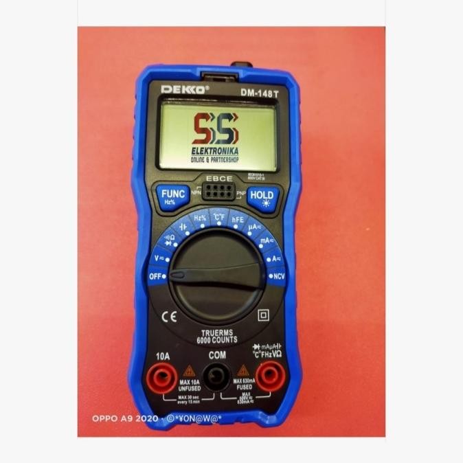 Digital Multimeter Avometer Dekko DEKKO DM-148T DM 148T Pertukangan