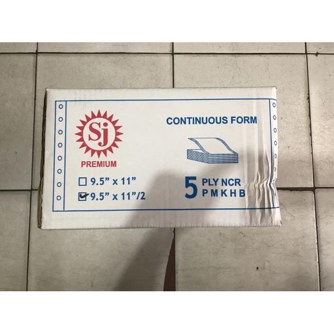 

TERLARIS - Kertas Continuous Form SJ 9.5 x 11 / 9.5 x 11.2 5 ply