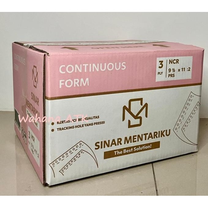 

TERMURAH - Continuous form sinar mentari ukuran 9,5" x 11":2 rangkap 3
