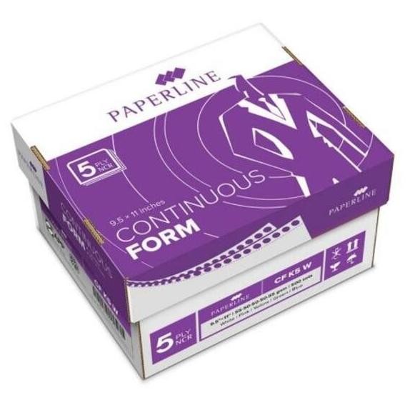 

TERMURAH - [ DUS ] Kertas Continuous Form 5 Ply 9,5x11 - Paperline CF K5 W