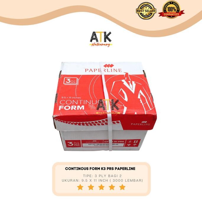 

TERLARIS - Continous Form 9.5X11 inch 3 rangkap bagi 2 Sinar Dunia