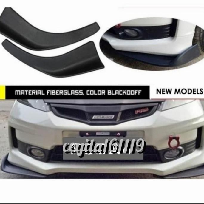 Winglet Lips Bumper Diffuser Depan Mobil Calya/Sigra Hitam Diskon