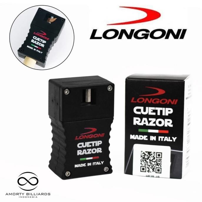 JT24 LONGONI CUE TIP RAZOR MURAH