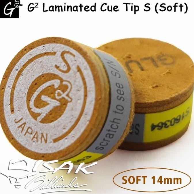 G2 Cue Tip S - Soft Japan Layer Pool Billiard Biliar Stick Tip Lapis FORSALE