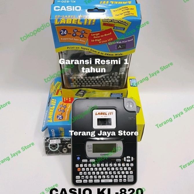 

TERLARIS - Casio Label Printer KL-120 Label It KL 120 Printer Label Casio KL120