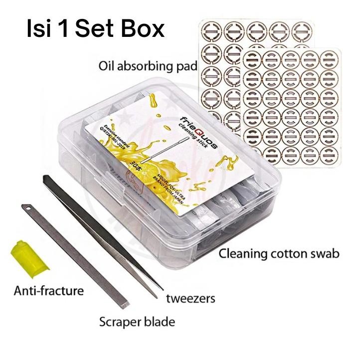 TERMURAH  FRIEQUOS COMPLETE SET CLEANING KIT FOR IQOS AND HEAT NOT BURN DEVICE 1611T