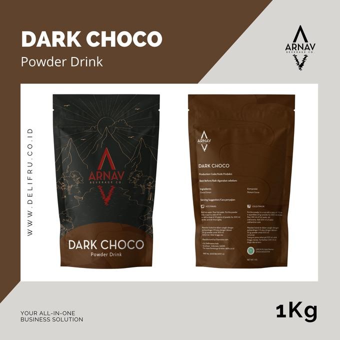 

HARGA DISKON Arnav Powder Drink Dark Chocolate - Bubuk Minuman Cokelat Murni 1 Kg