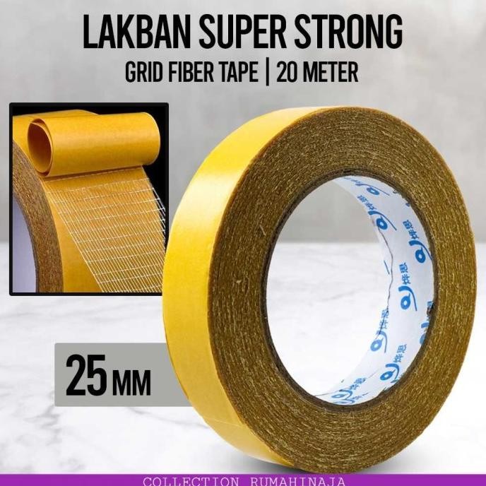 

NEW Lakban Perekat Selotip Isolasi Pita Super Kuat Multifungsi Serat Fiber