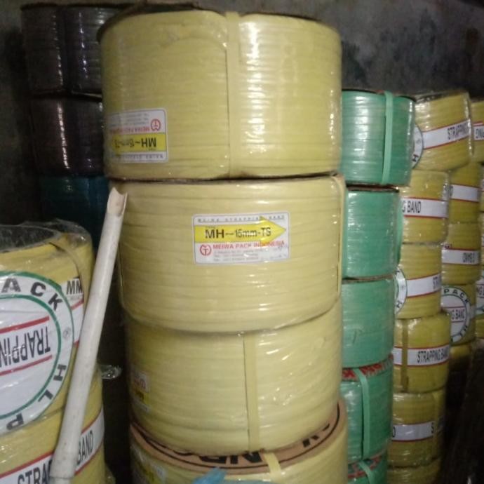 

TERLARIS - Strapping Band merk Meiwa 15 atau 12 mm kuning