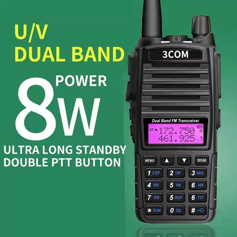 Dimi Ht 3Com Radio Uv82 Dualband Handy Talky 8 Watt Ht Uv 82 Pro