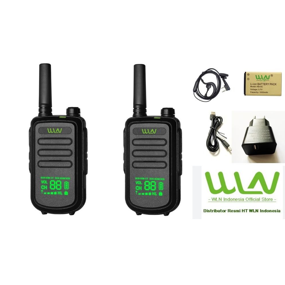 Marin Ht Wln Kd C100 Kd-C100 C 100 Uhf 2Pcs Band Ht Wlan Layar Wln