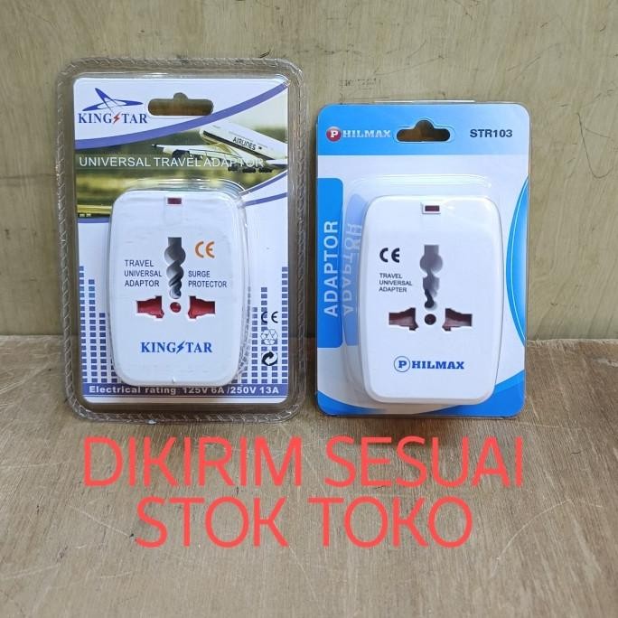 stop kontak universal adaptor travel