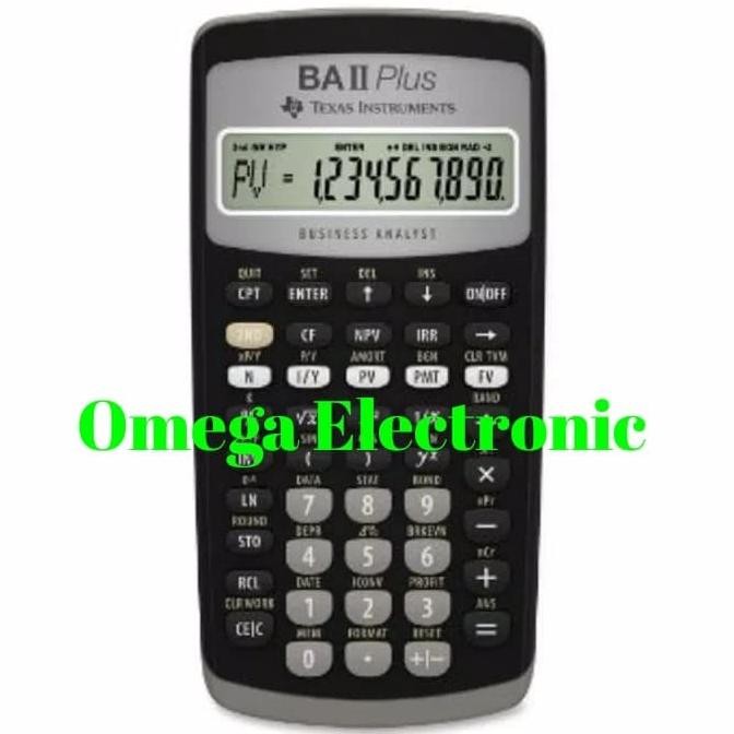 

TERMURAH - Texas Instruments BA II Plus Financial Calculator Sekolah Kuliah