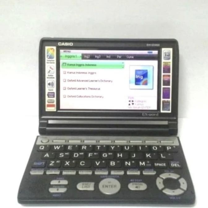 

NEW Kamus Inggris Elektronik CASIO EW-ID2000 EX-WORD Electronic Dictionary