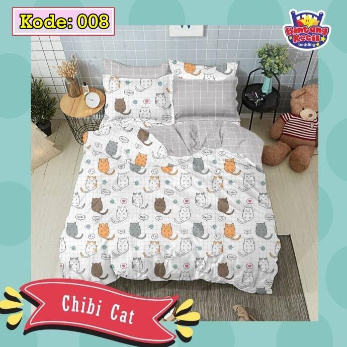 TERLARIS - Sprei Set Star Sprei jadi Motif Kucing Pilihan Star Kids