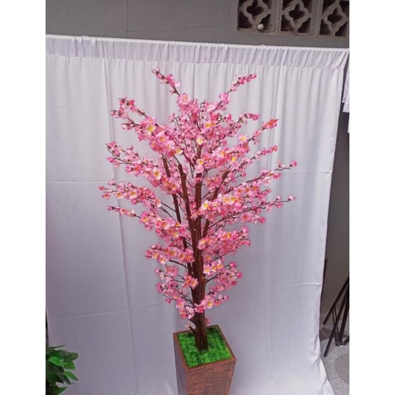 Sakura Imlek 160Cm- Sakura Plastik- Pohon Sakura- Pohon Hiasan Imlek- Pohon Dekorasi