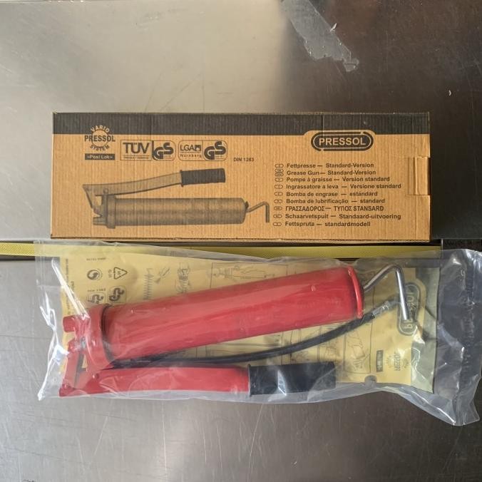 Grease Gun 500Cc Pressol / Pompa Gemuk Tangan 500Cc Pressol  Ready