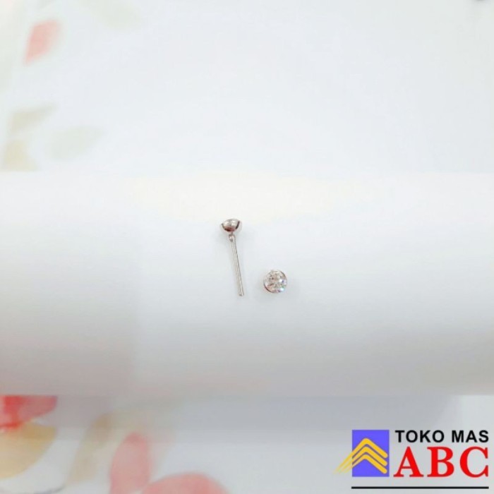GW/Earrings/Giwang Toge Putih & Rosegold Dewasa/Anak Tindik 750 (17K)