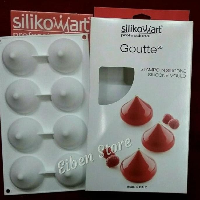 Silikomart Sile Mold Goutte 55 / Cetakan Silikomart