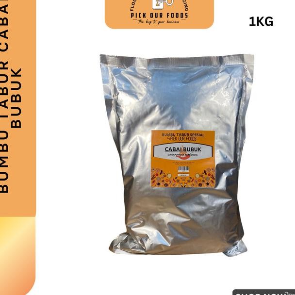 

Bubuk Tabur Pedas / Bubuk Cabe / Bubuk Cabai / Bubuk Shihlin 1Kg