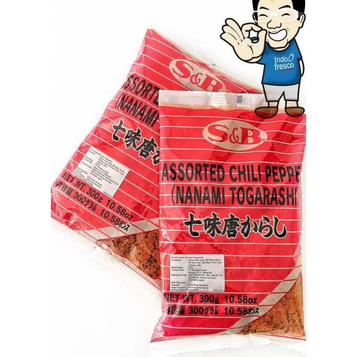 

Togarashi Assorted X Chili Pepper Nana- Cabe Bubuk Campur 300 G