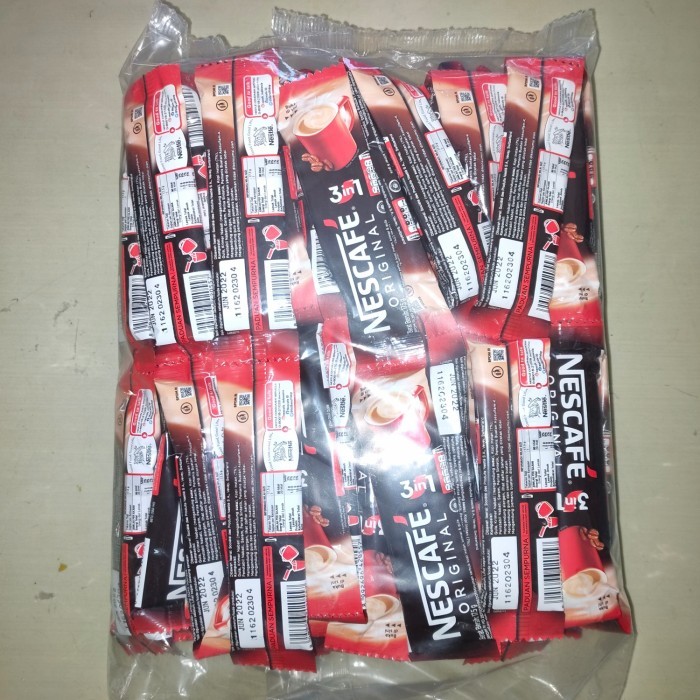 

HRG DISKON NESCAFE 3 IN 1 ORIGINAL 80 sachet X 17.5Gr KEMASAN BARU