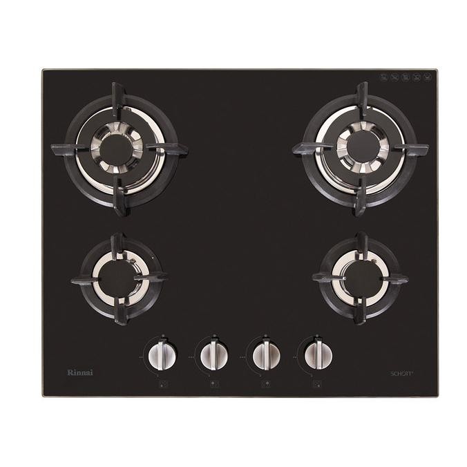 Built-in Gas Hob Kompor Gas Tanam 4 Tungku Rinnai RB-64G