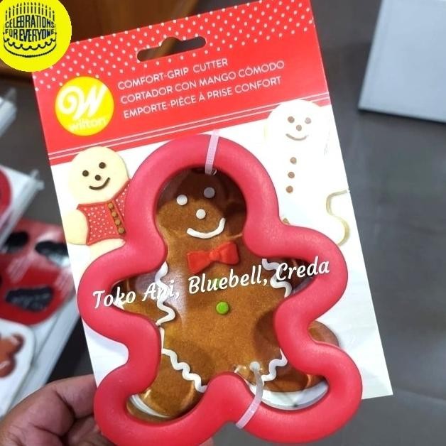 

Wilton Comfort Grip Cookie Cutter Natal - Gingerbread Boy, 11X9X2,5Cm.