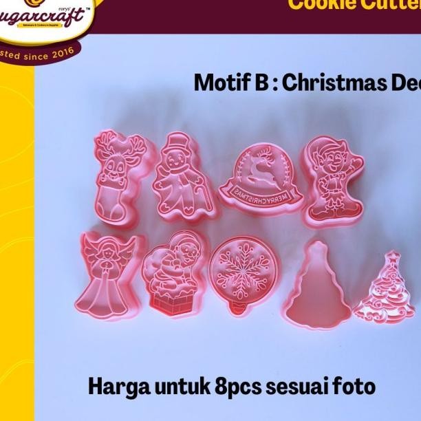 

Cookie Cutter Natal Set Cetakan Kukis Kue Kering Christmas