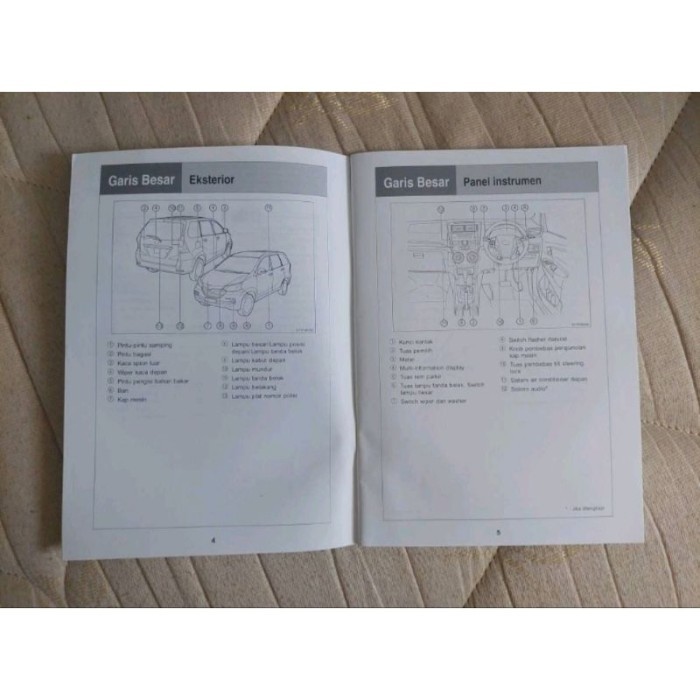 SALE manual book buku manual grand new avanza 2016 2018 ori