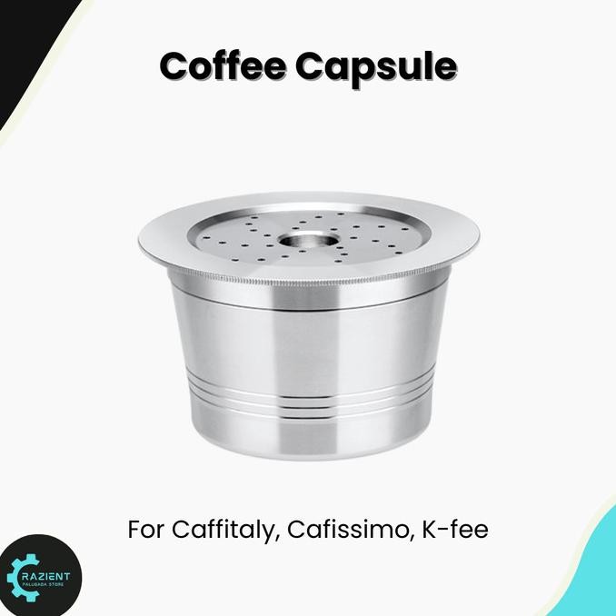 Kapsul Kopi Refillable Cafissimo Caffitaly K-fee Capsule Stainless BEST SELLER