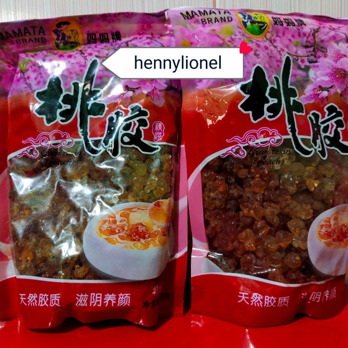 

Limited Peach Gum Mamata 500Gr/Tao Jiao Bersih