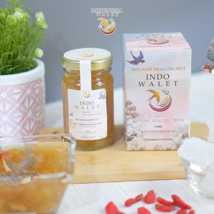 

Paling Laris Indowalet Minuman Sarang Burung Walet Ready To Drink 120Ml / Botol