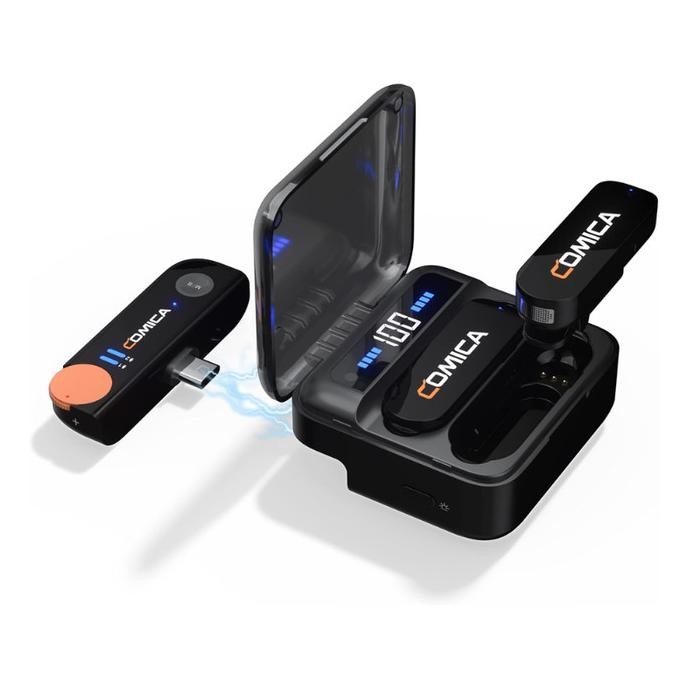

TERSEDIA COMICA VIMO S-UC MINI WIRELESS MIC MICROPHONE FOR USB TYPE-C DEVICES