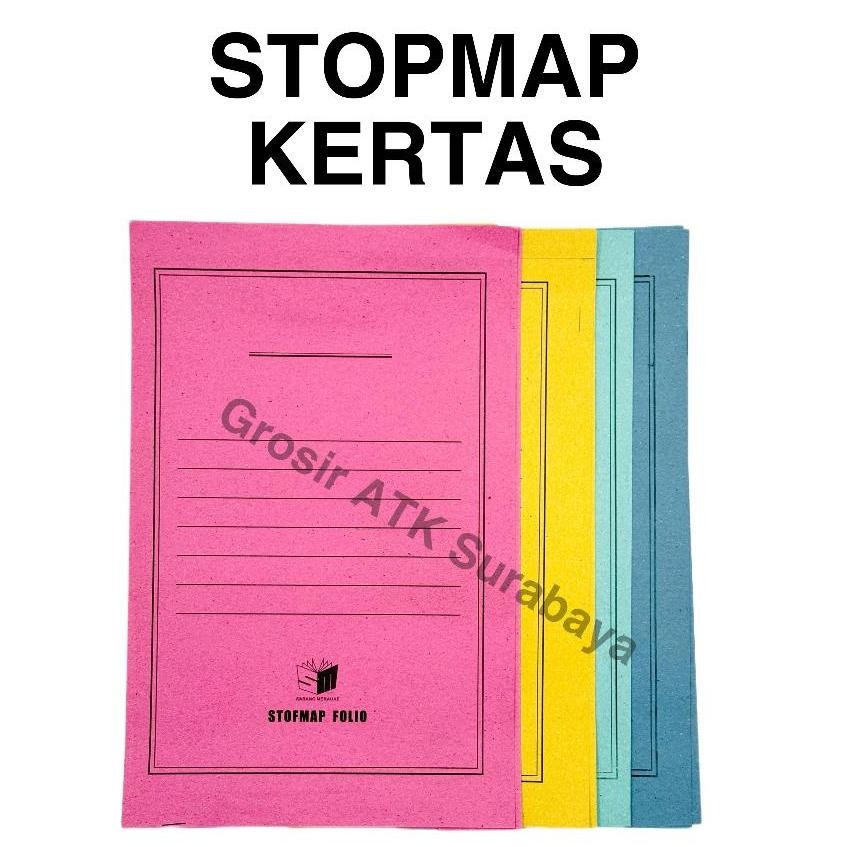 

( DAPAT 50 LEMBAR ) STOPMAP KERTAS / Stop Map Kertas Folio F4