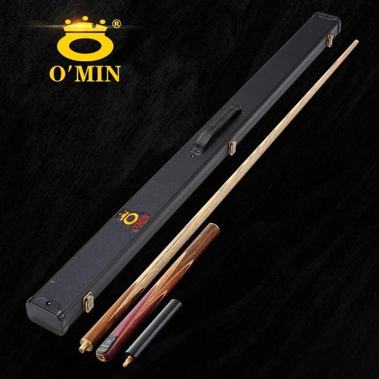 2022 new omin snooker cue 3/4 jointed snooker cue stick 9.5mm/10mm tips with snooker cue case set 84