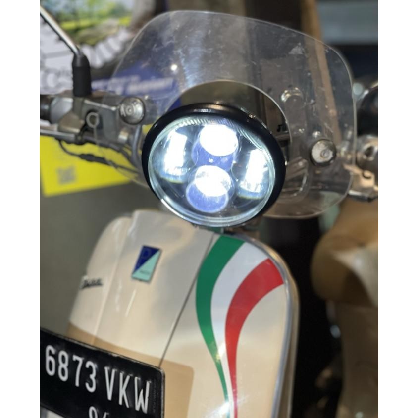 Daymaker headlamp lampu vespa lxv bracket besi