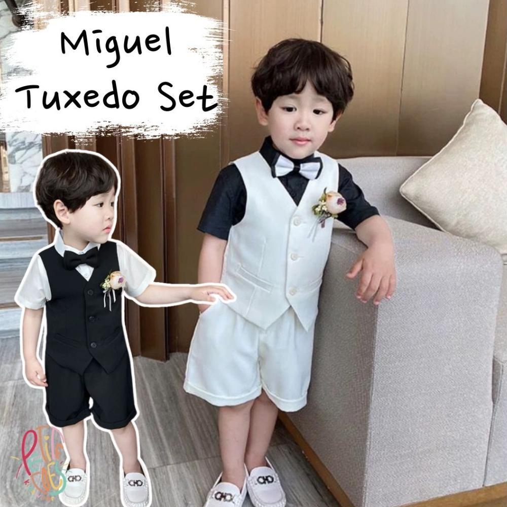 Gior Guel Tuxedo Set | Setelan Anak Laki Laki | Baju Pesta Anak Laki Laki | Tuxedo Anak Laki Laki | 