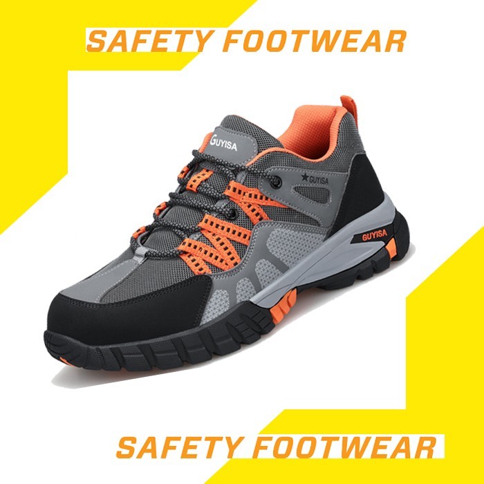 Sepatu Safety Sporty Anti Paku Ujung Besi Sporty Original Safety Sport