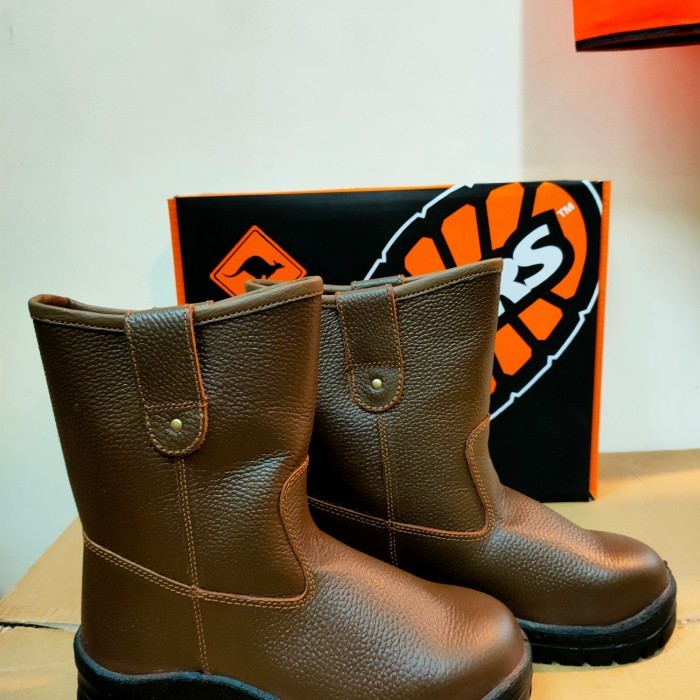 SEPATU SAFETY KRUSHER TEXAS BROWN/SAFETY SHOES KRUSHER TEXAS BROWN