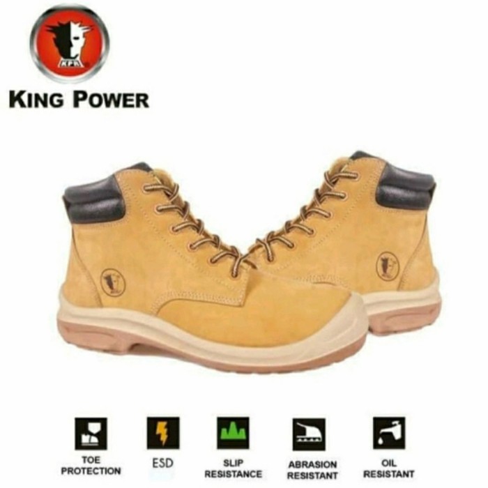 Sepatu safety king power L-222NB /sepatu safety shoes king power promo